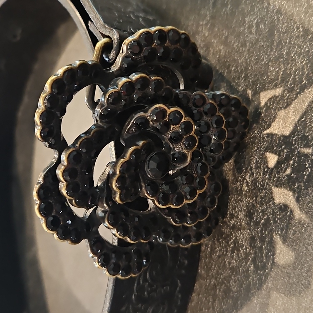 FOSSIL Leather Embossed Belt